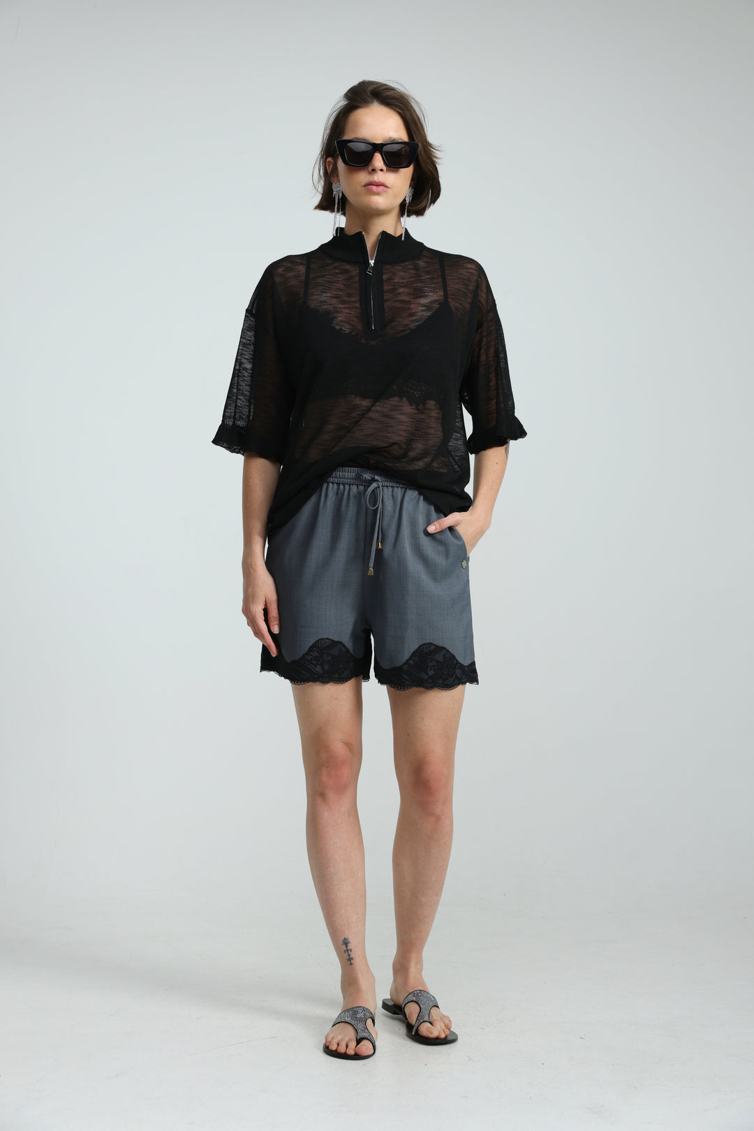 Midnight Grey Shorts