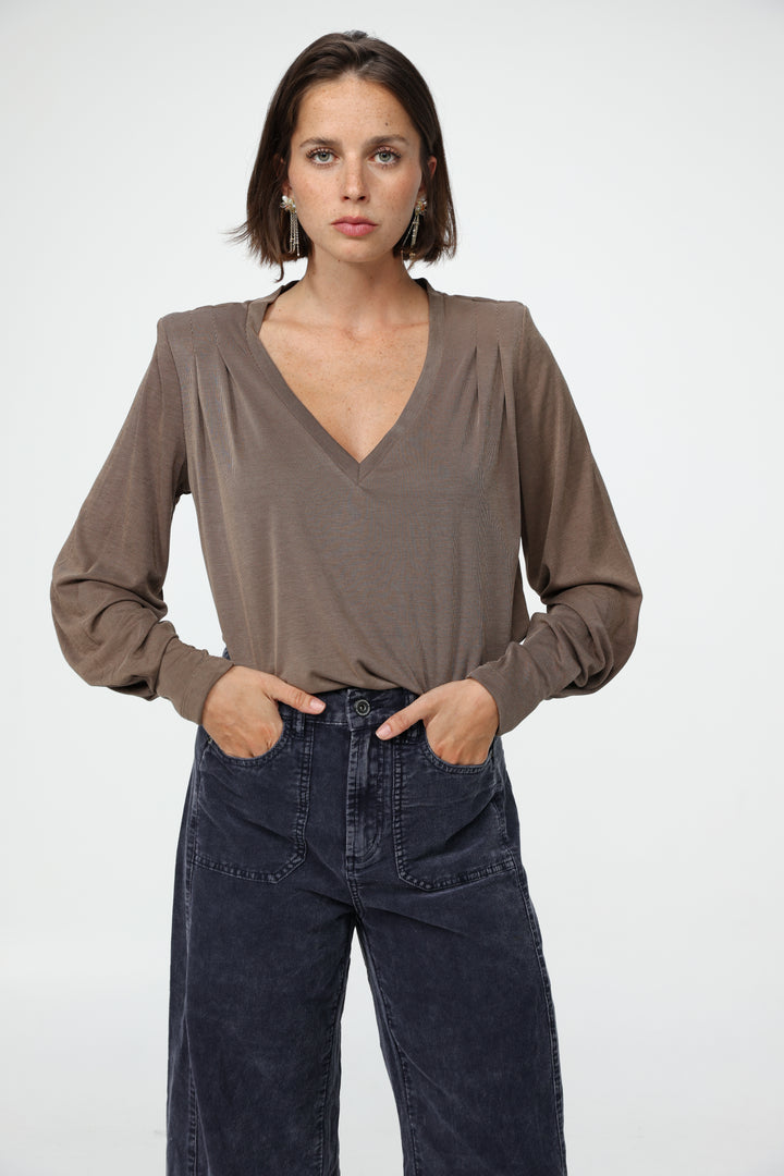 Vivoosh Brown Shirt