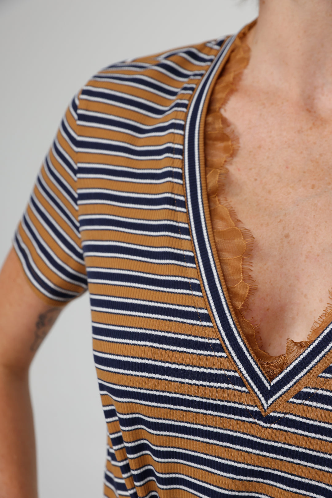 Mystery Camel Striped T-Shirt