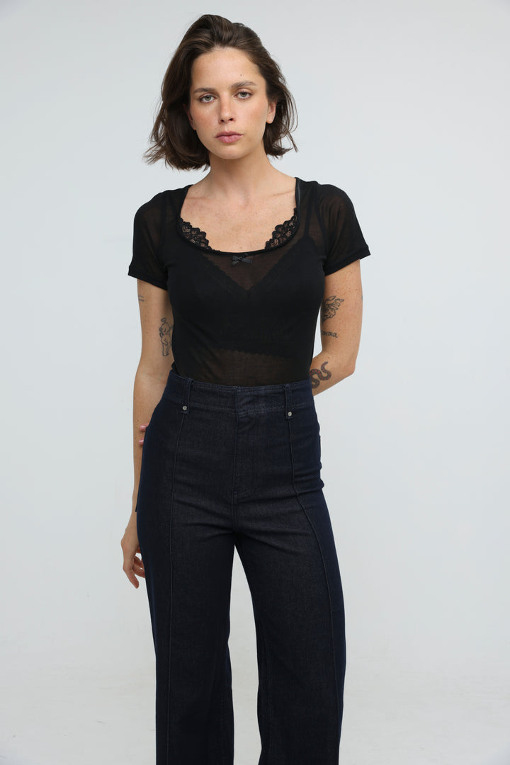 Saba08 Black T-Shirt