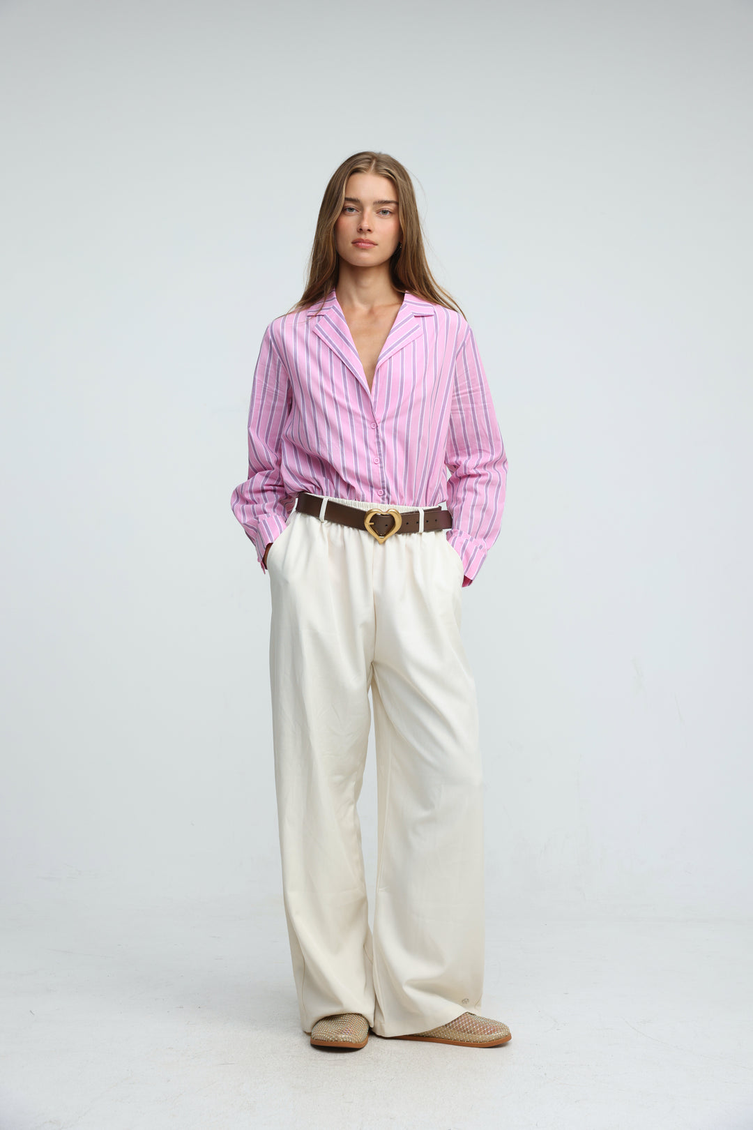Supervisor Pink Stripes Bodysuit