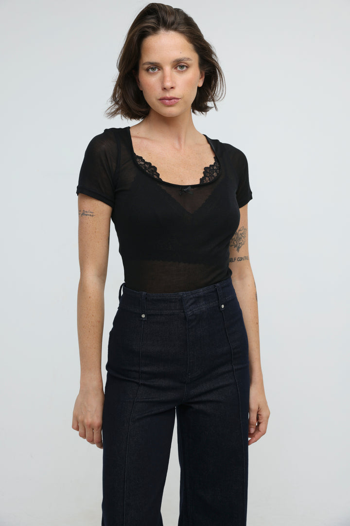 Saba08 Black T-Shirt