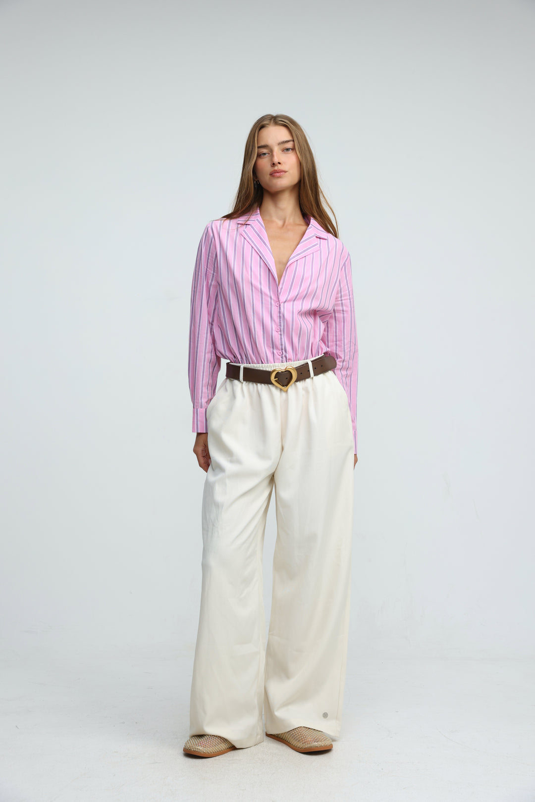 Supervisor Pink Stripes Bodysuit