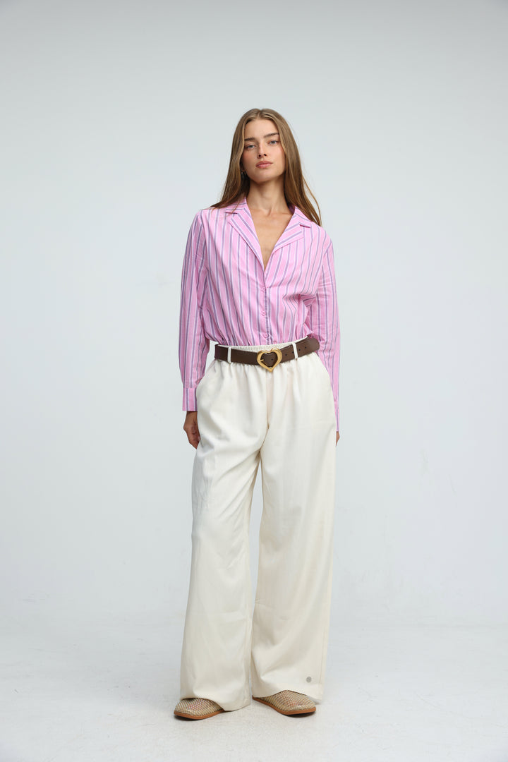 Supervisor Pink Stripes Bodysuit