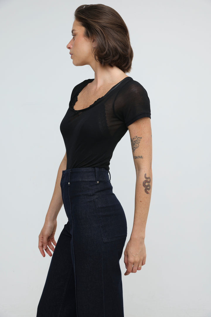 Saba08 Black T-Shirt