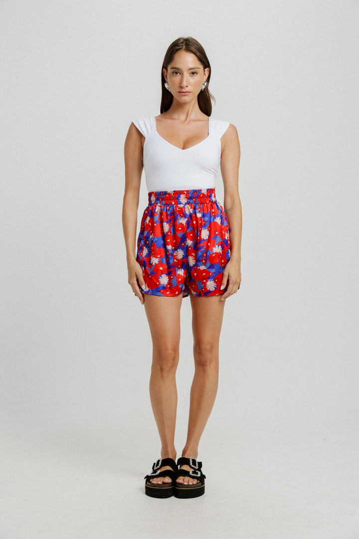 Angelica White V Top