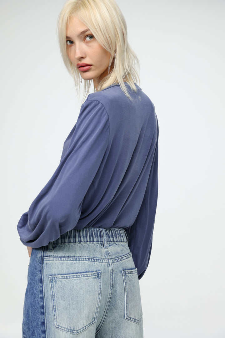 Just V Blue Shirt
