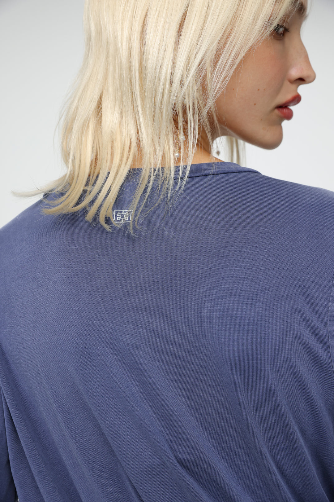 Just V Blue Shirt