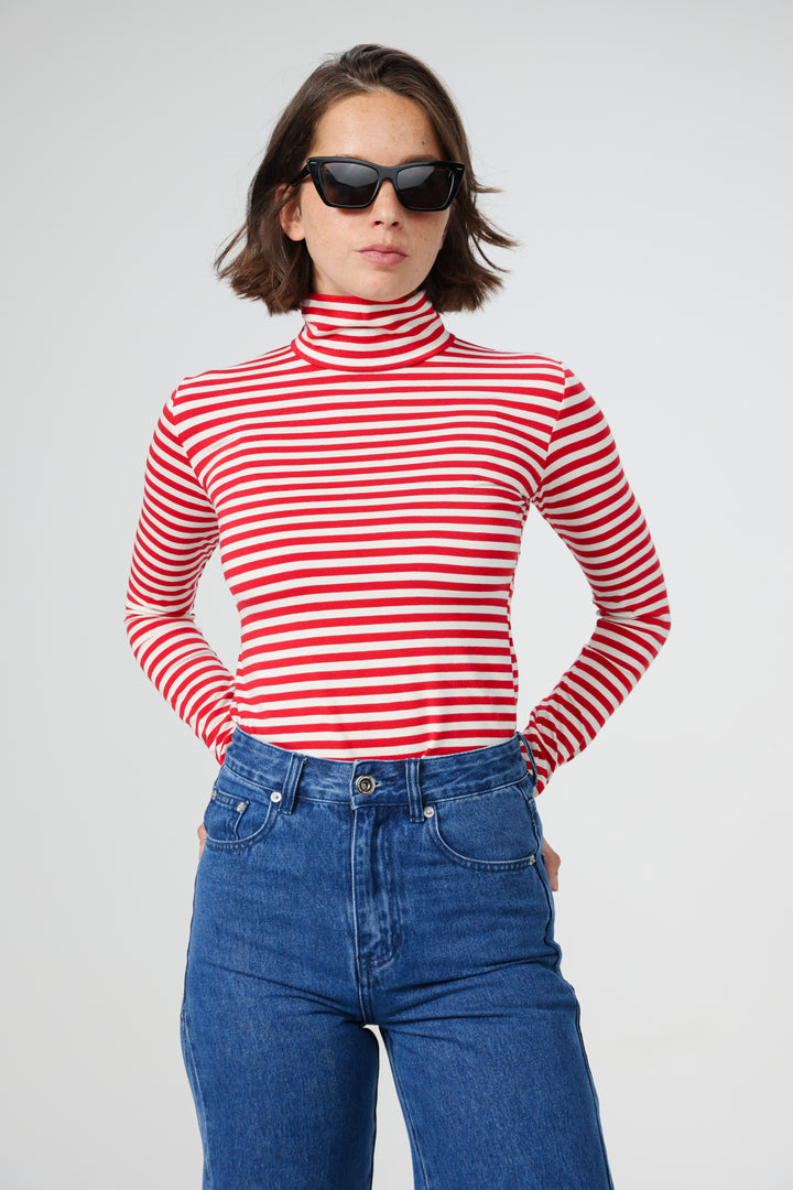 Principle Red Stripes Shirt