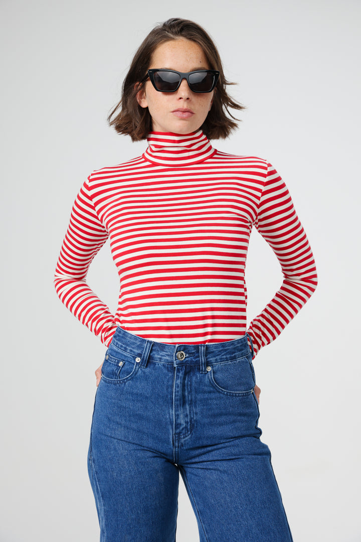 Principle Red Stripes Shirt