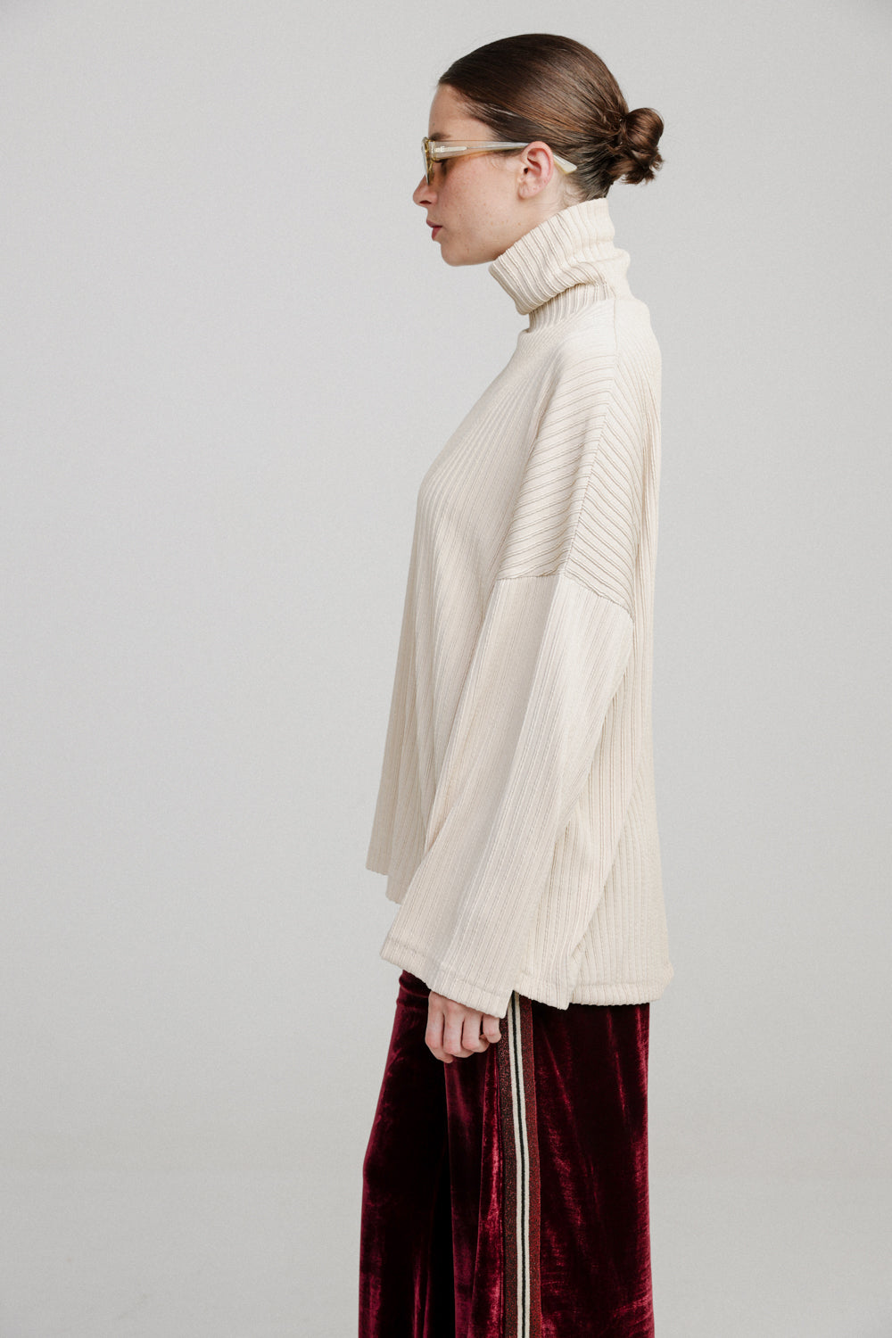 Wanted Beige Oversized Jumper