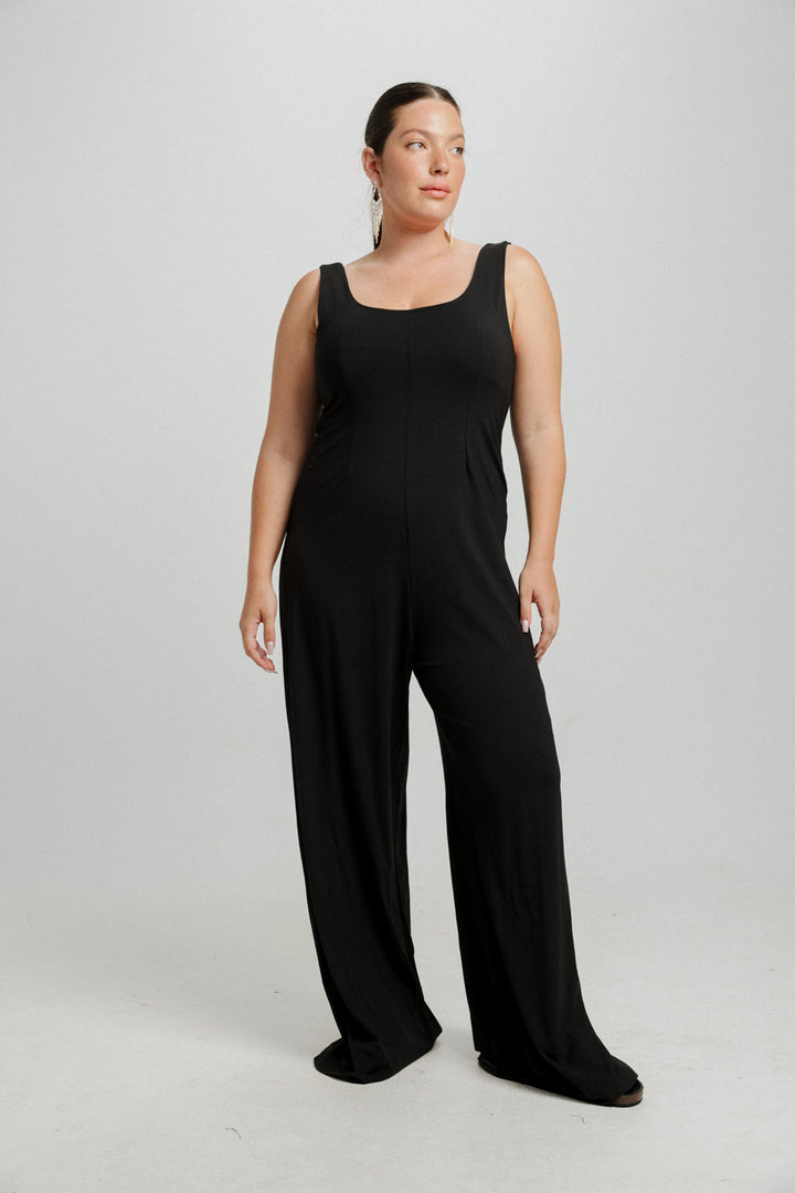 Corset Black Jumpsuit