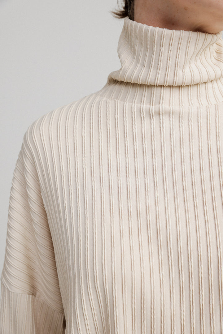 Wanted Beige Oversized Jumper