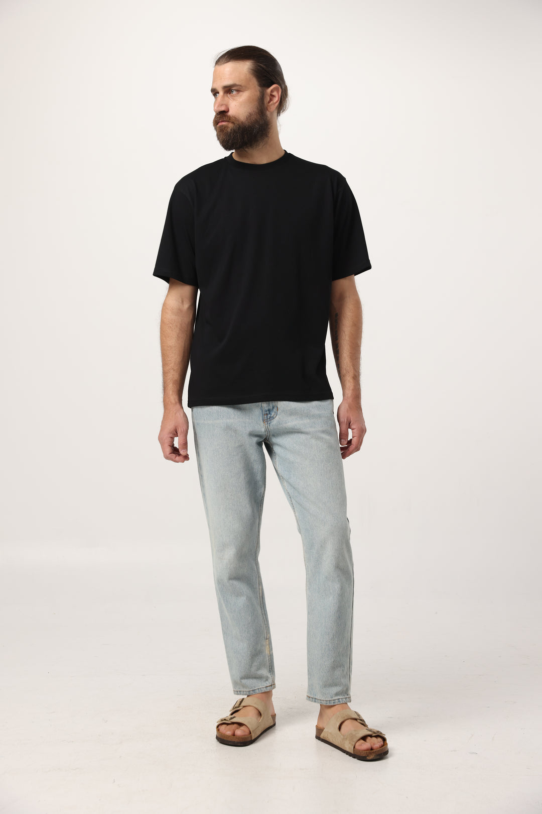 Collab Black Men T-Shirt