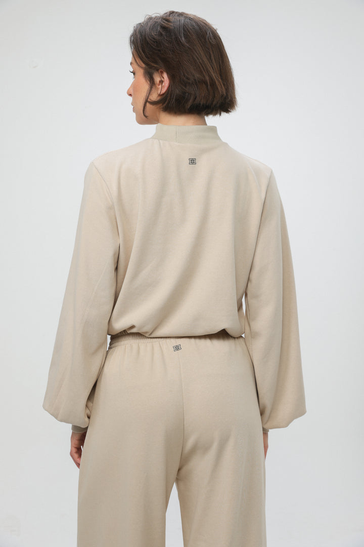 Outline Cream Sweatshirt