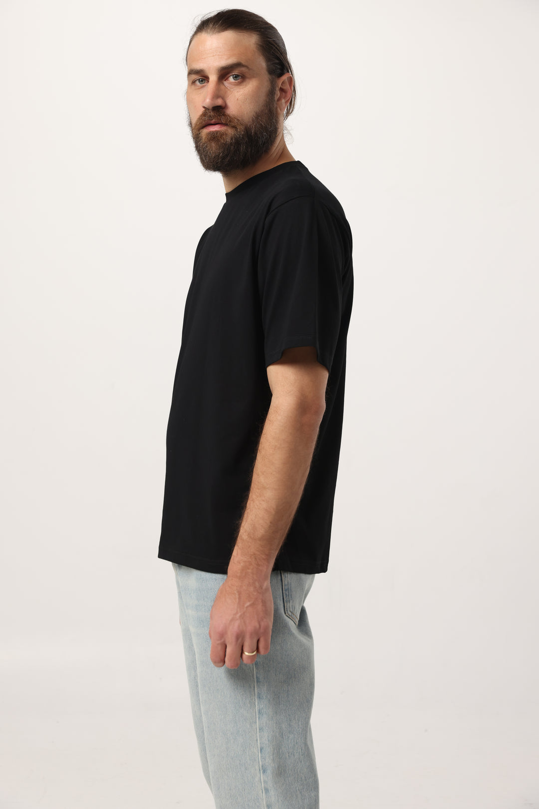 Collab Black Men T-Shirt