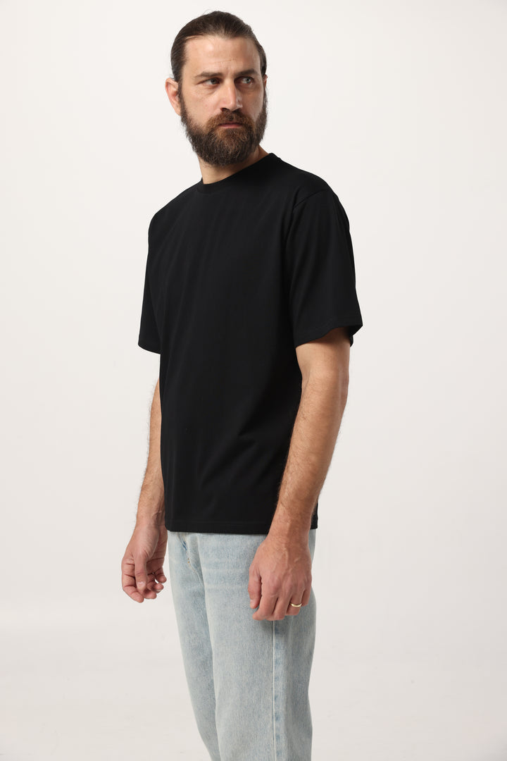 Collab Black Men T-Shirt