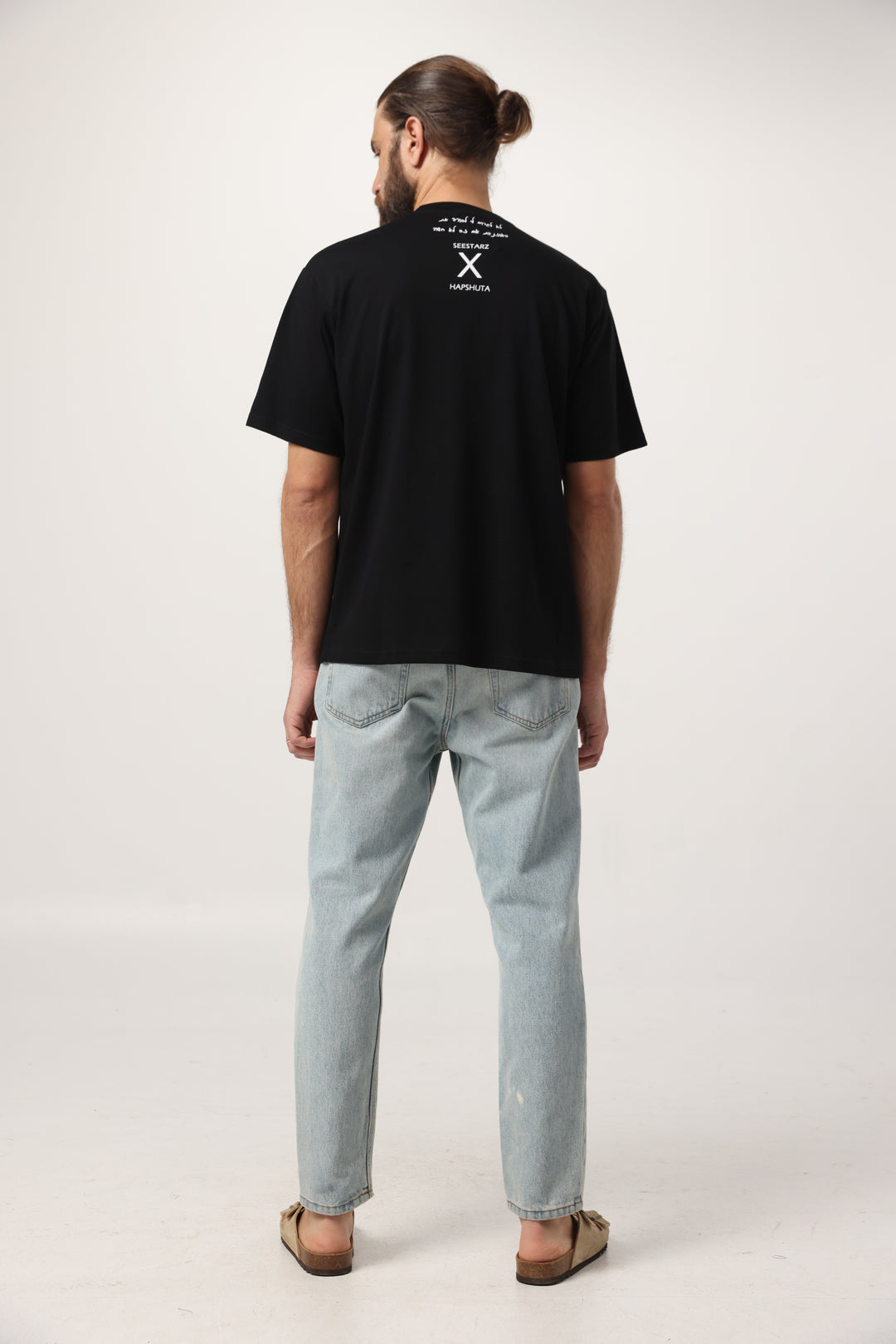 Collab Black Men T-Shirt