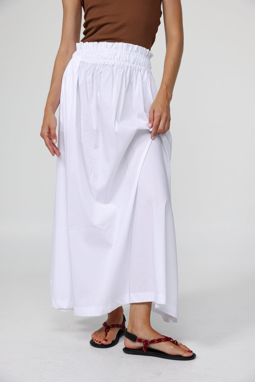 Maxi White Skirt