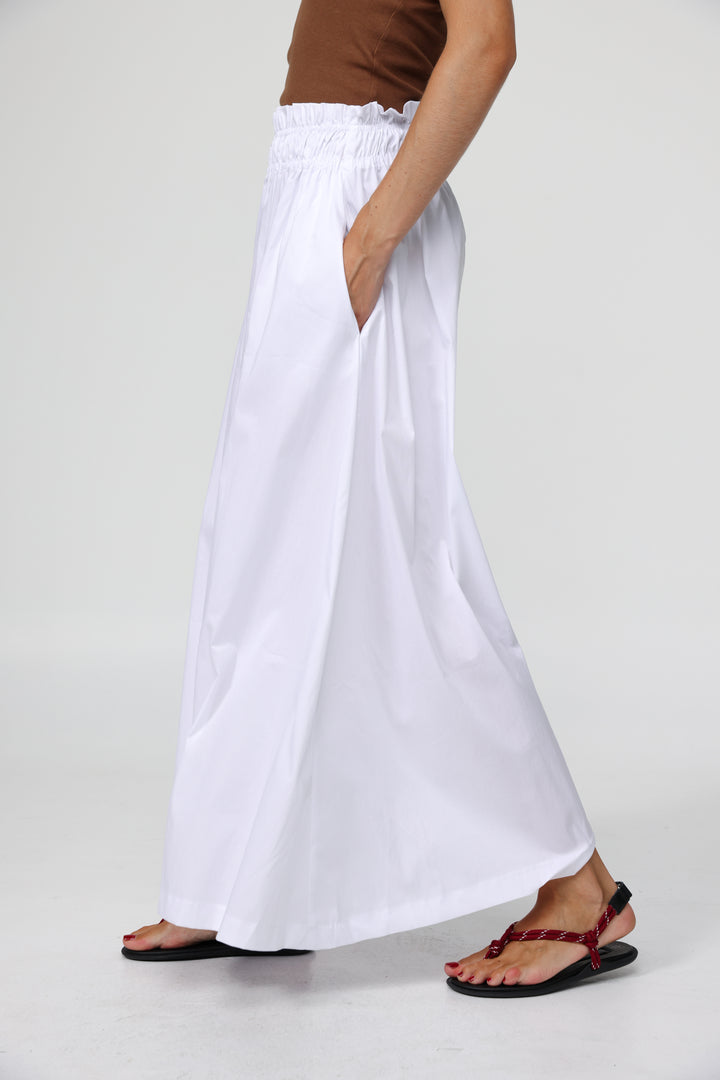 Maxi White Skirt