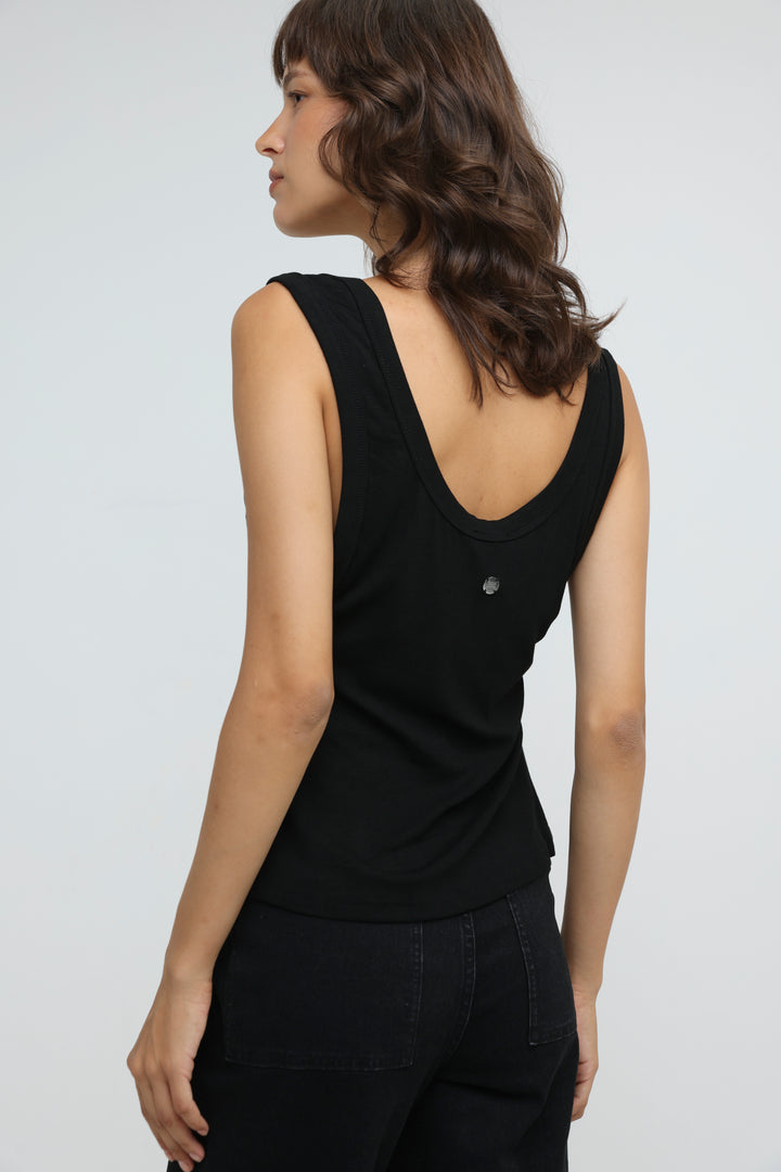 Saba07 Black Tank