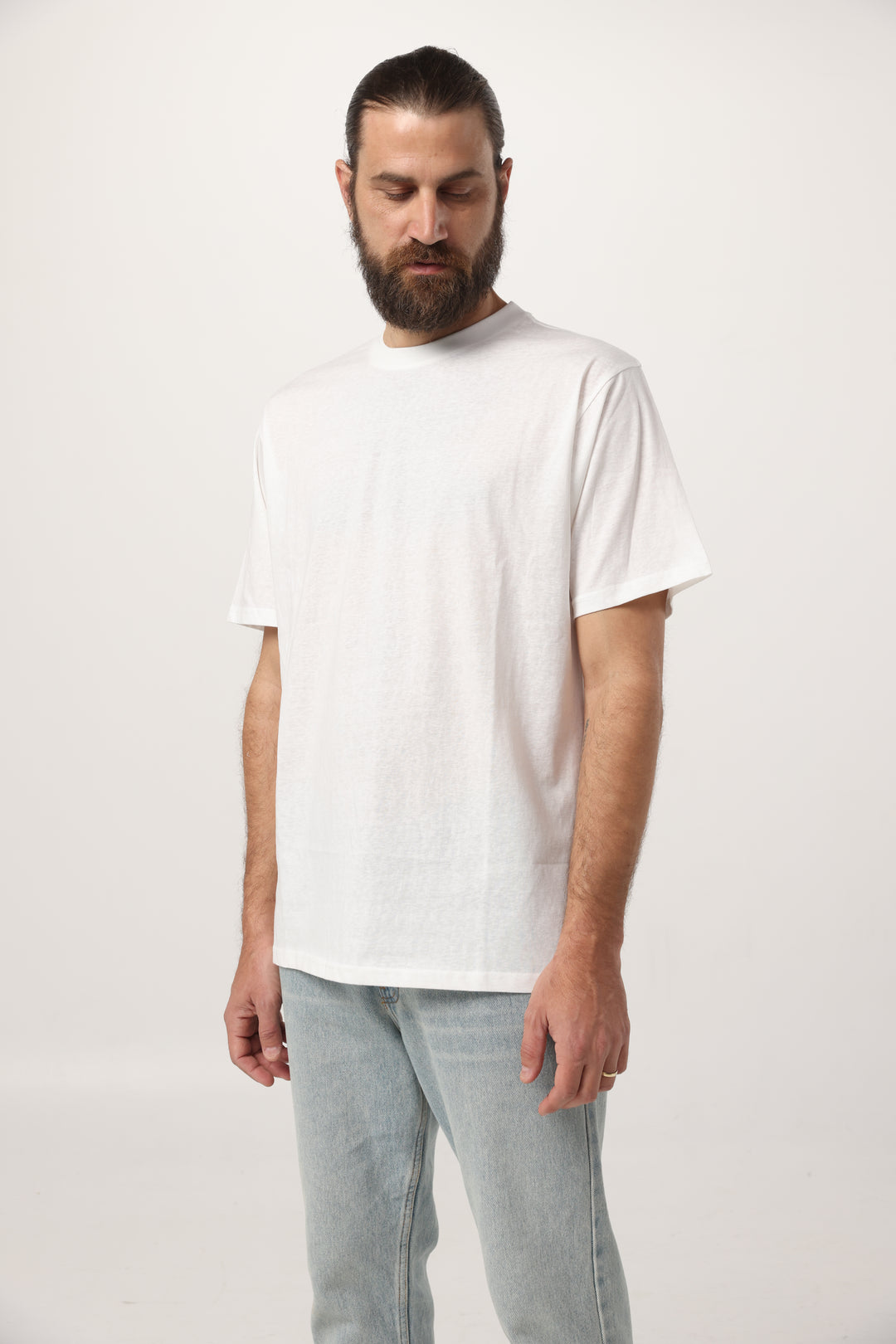 Collab White Men T-Shirt