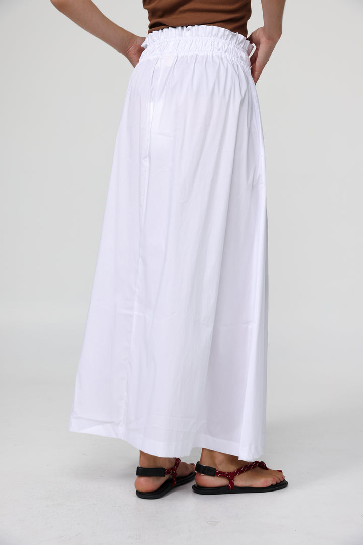 Maxi White Skirt