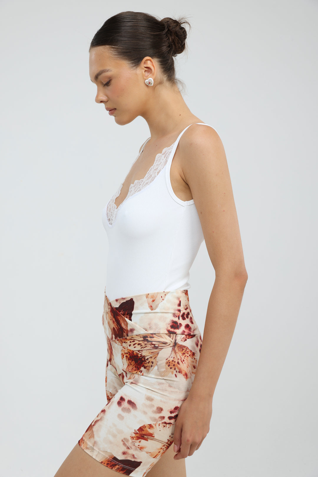 Daydream White Rib Bodysuit
