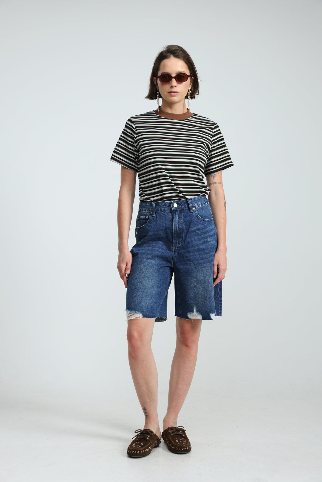 Star 606 Dark Blue Bermuda Denim