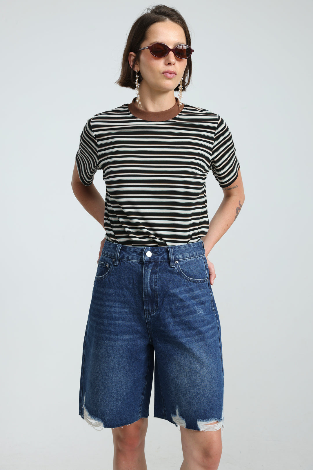 Star 606 Dark Blue Bermuda Denim