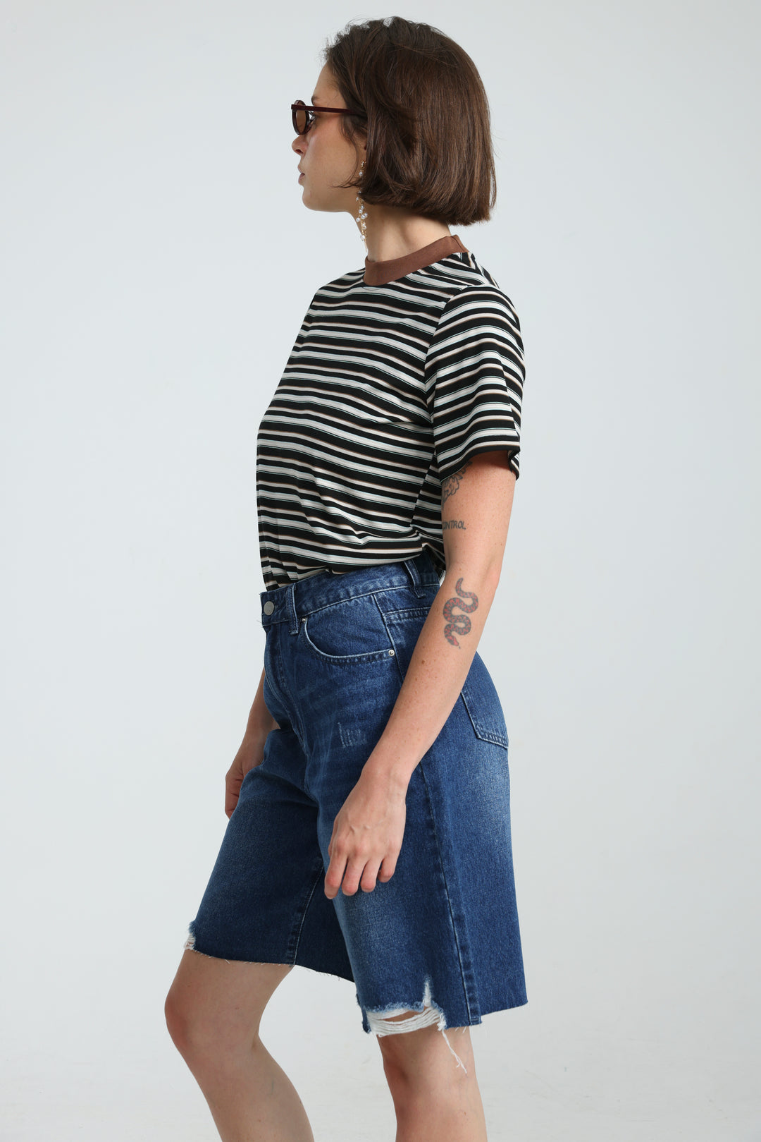 Star 606 Dark Blue Bermuda Denim