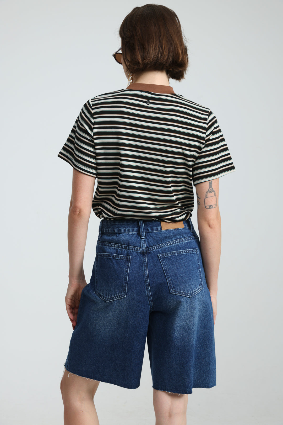 Star 606 Dark Blue Bermuda Denim