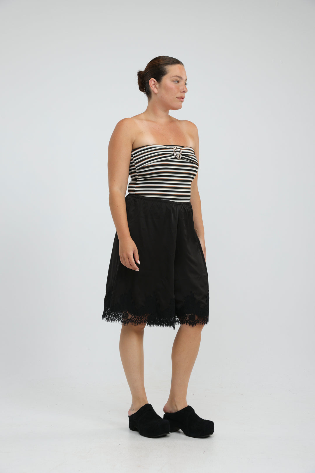 Sunlit Black Bermuda Shorts