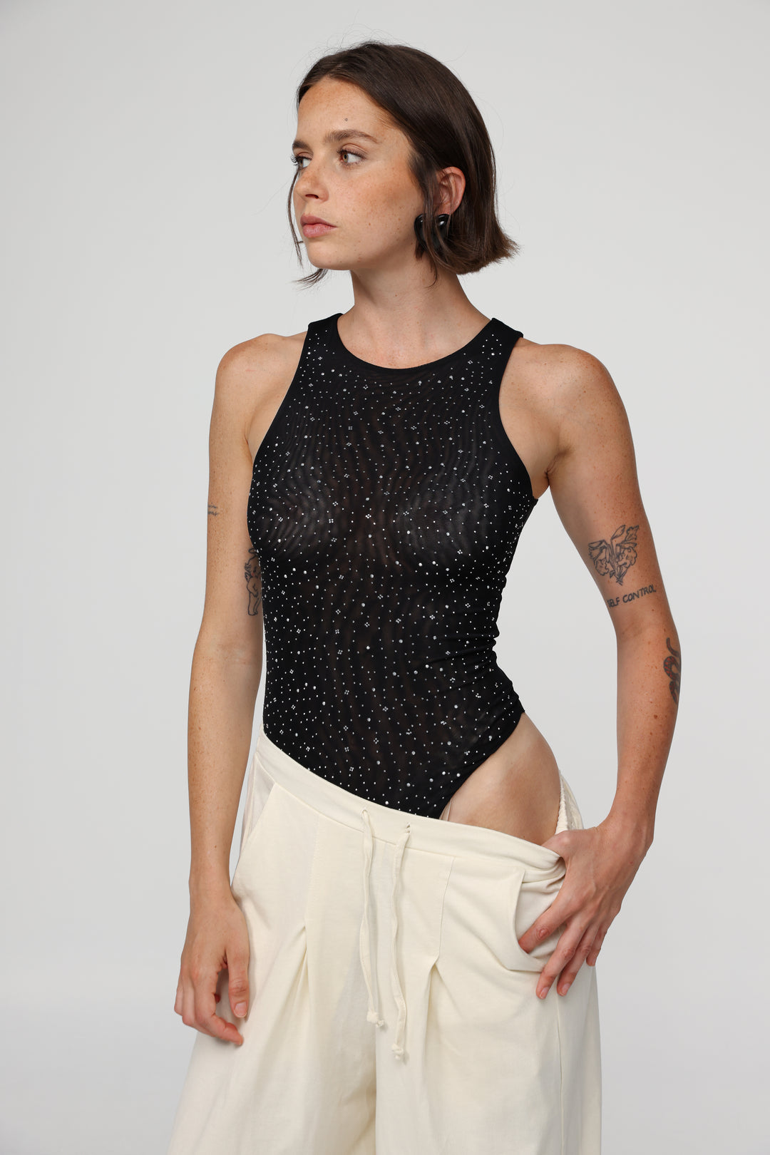 Universe Black Bodysuit