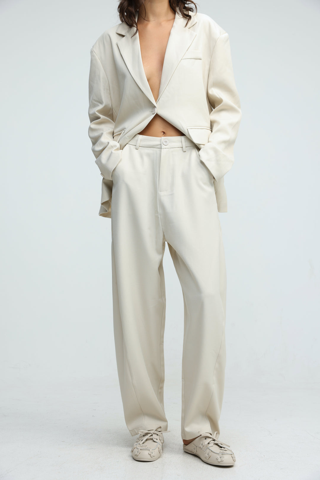 Savile Row Cream Bottoms