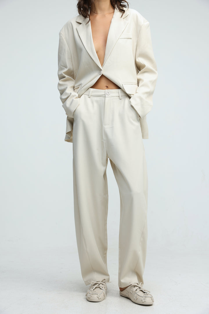 Savile Row Cream Bottoms