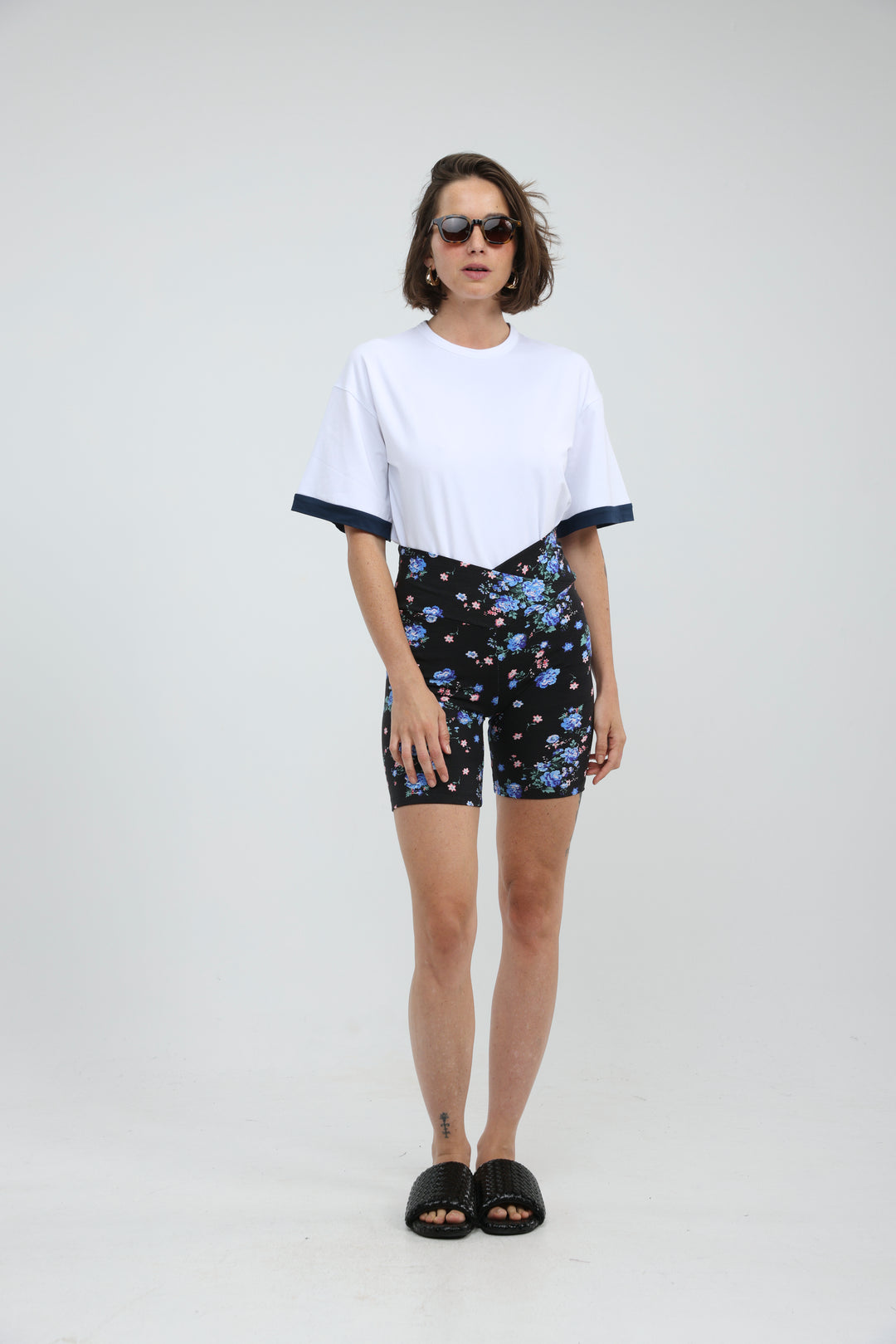 Rock Contrast White T-Shirt