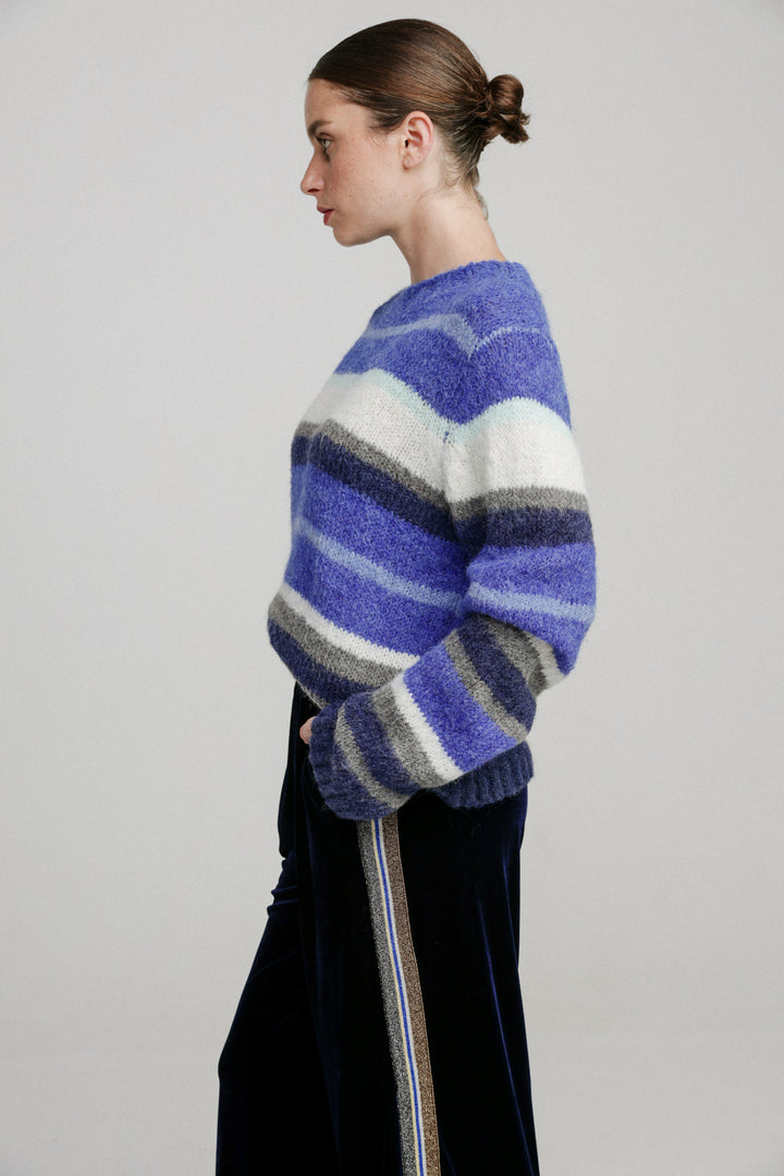 Stare Blue Stripes Sweater