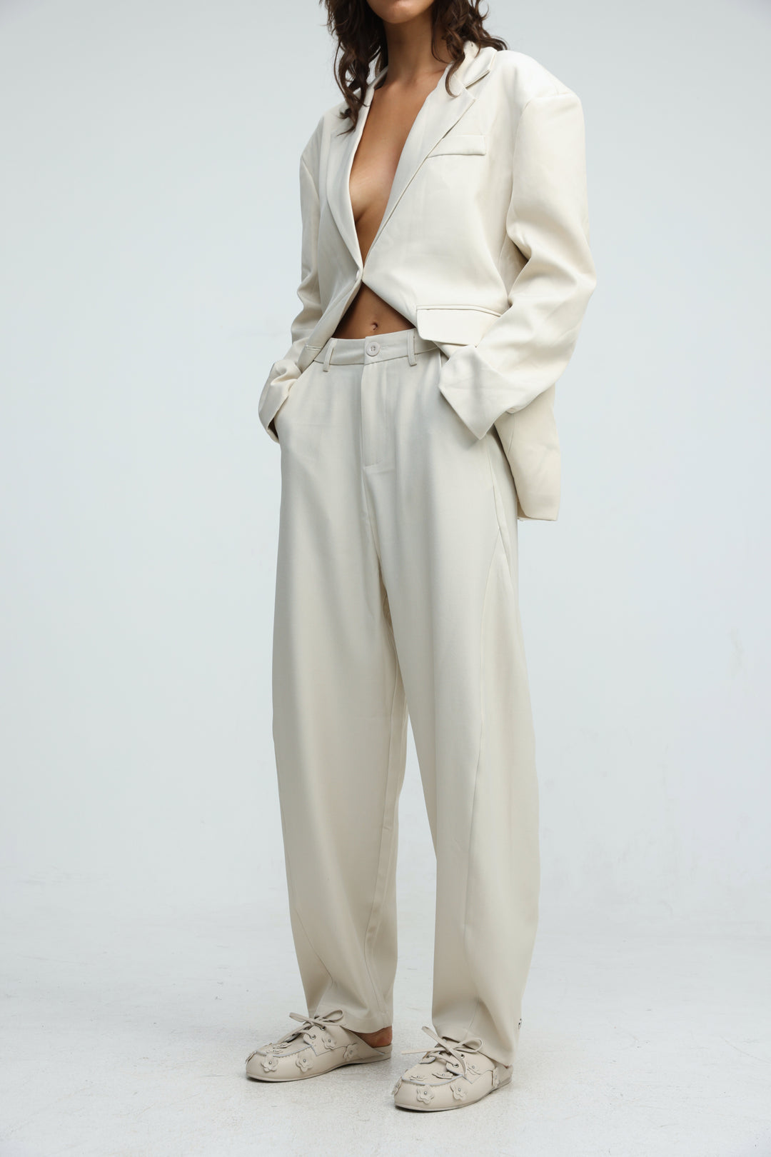 Savile Row Cream Bottoms