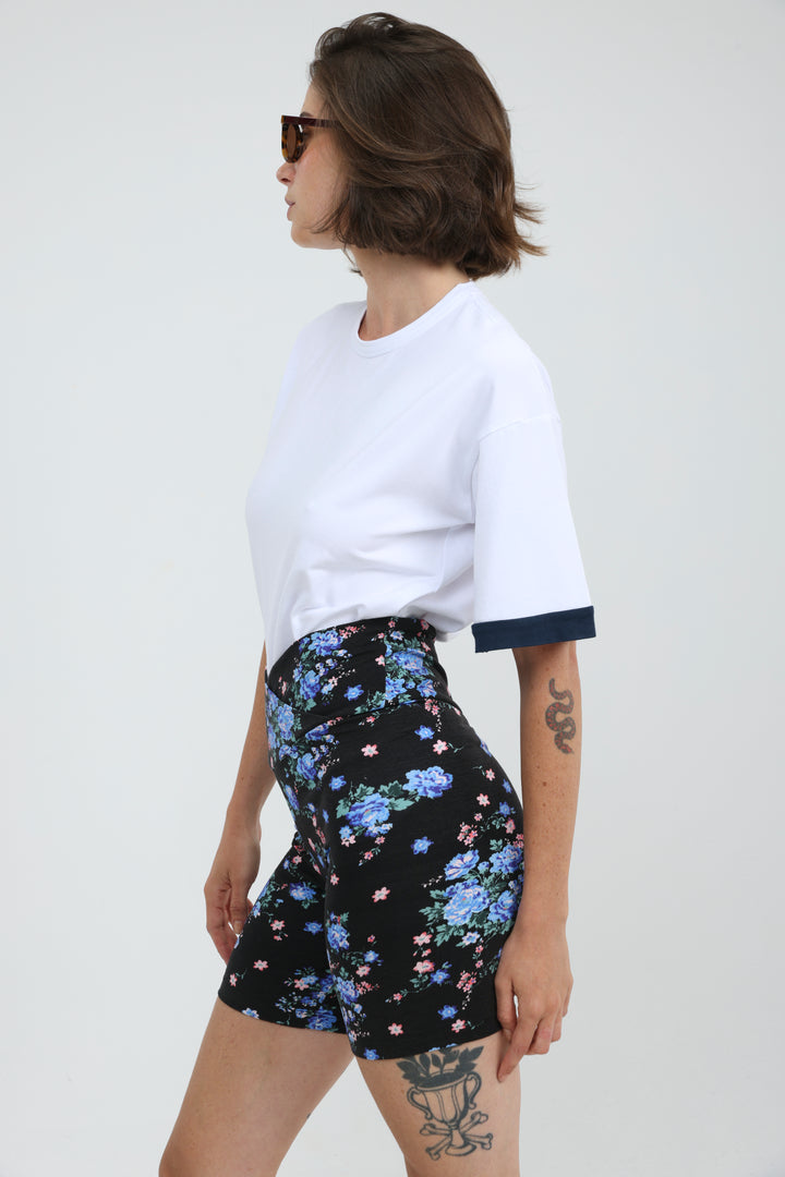 Rock Contrast White T-Shirt