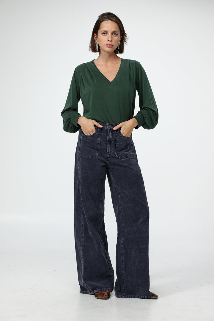 Just V Green Shirt