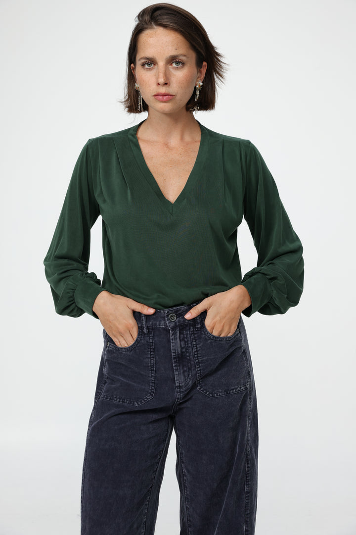 Just V Green Shirt