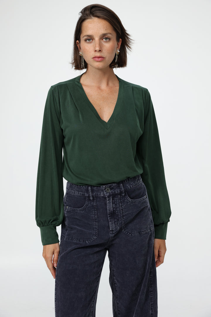 Just V Green Shirt