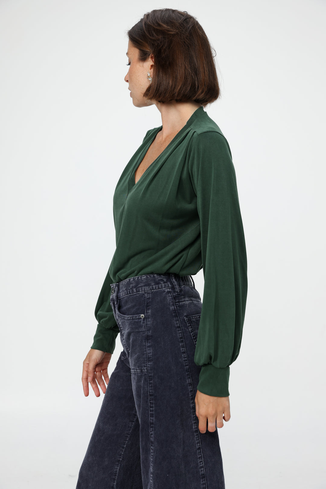 Just V Green Shirt