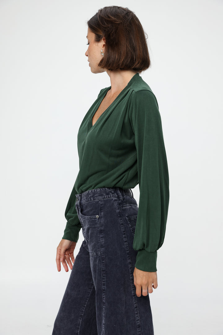 Just V Green Shirt