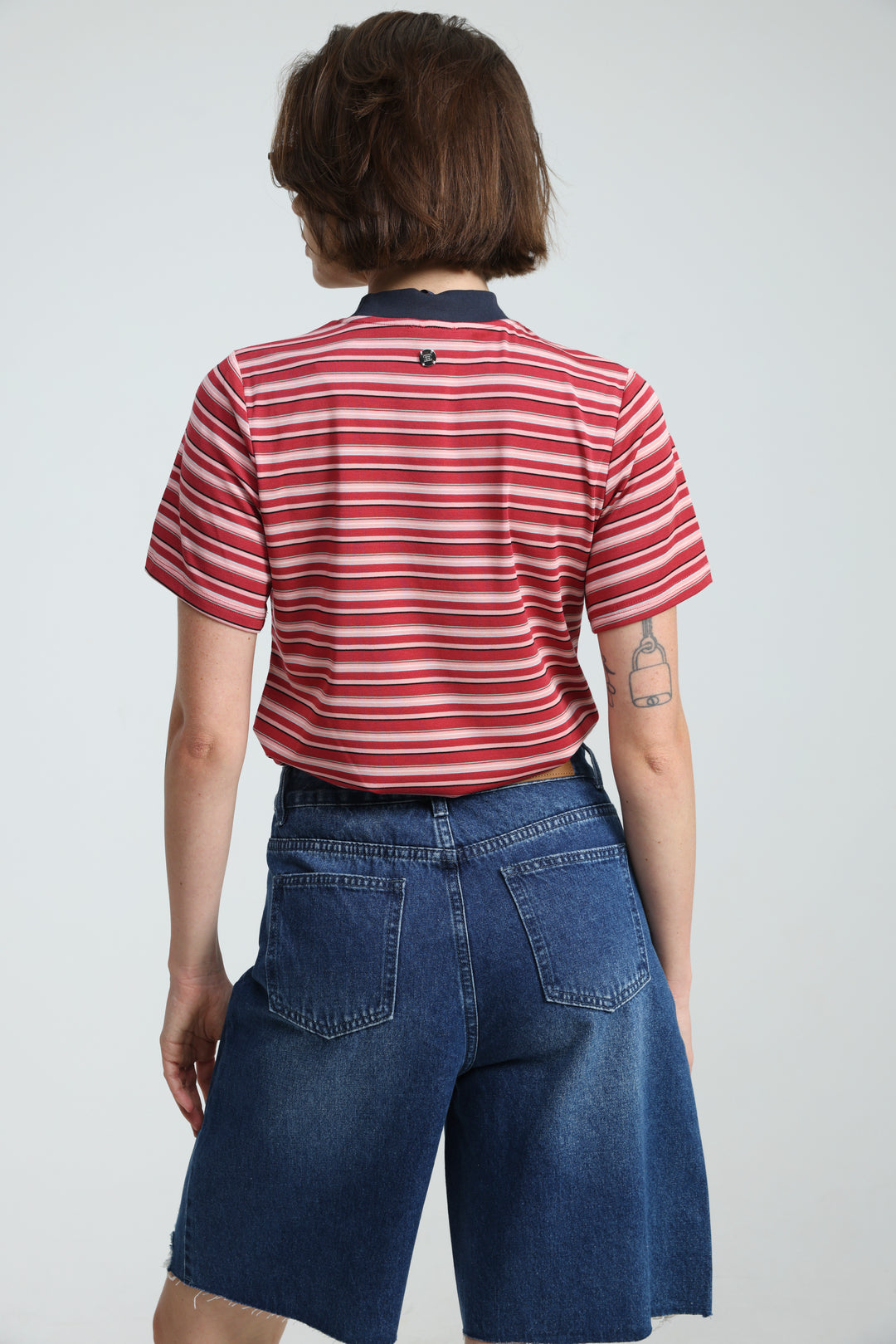 Rebasically Striped Red T-Shirt