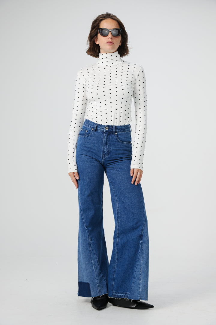 Principle White Dots Shirt