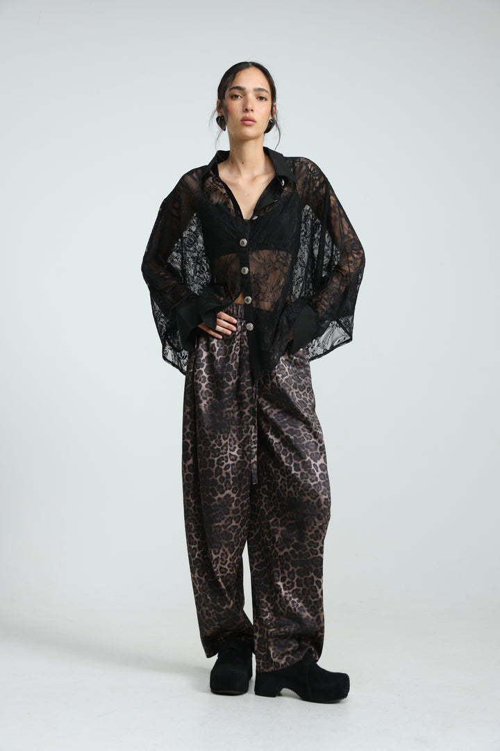 Airy Leopard Bottoms