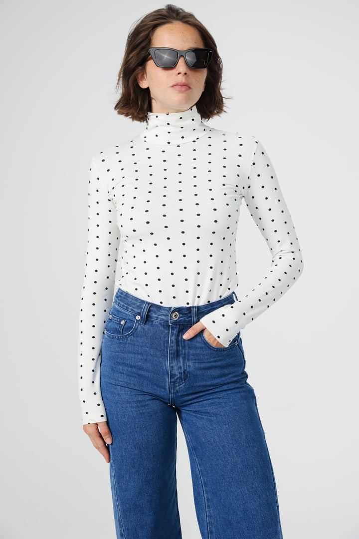 Principle White Dots Shirt