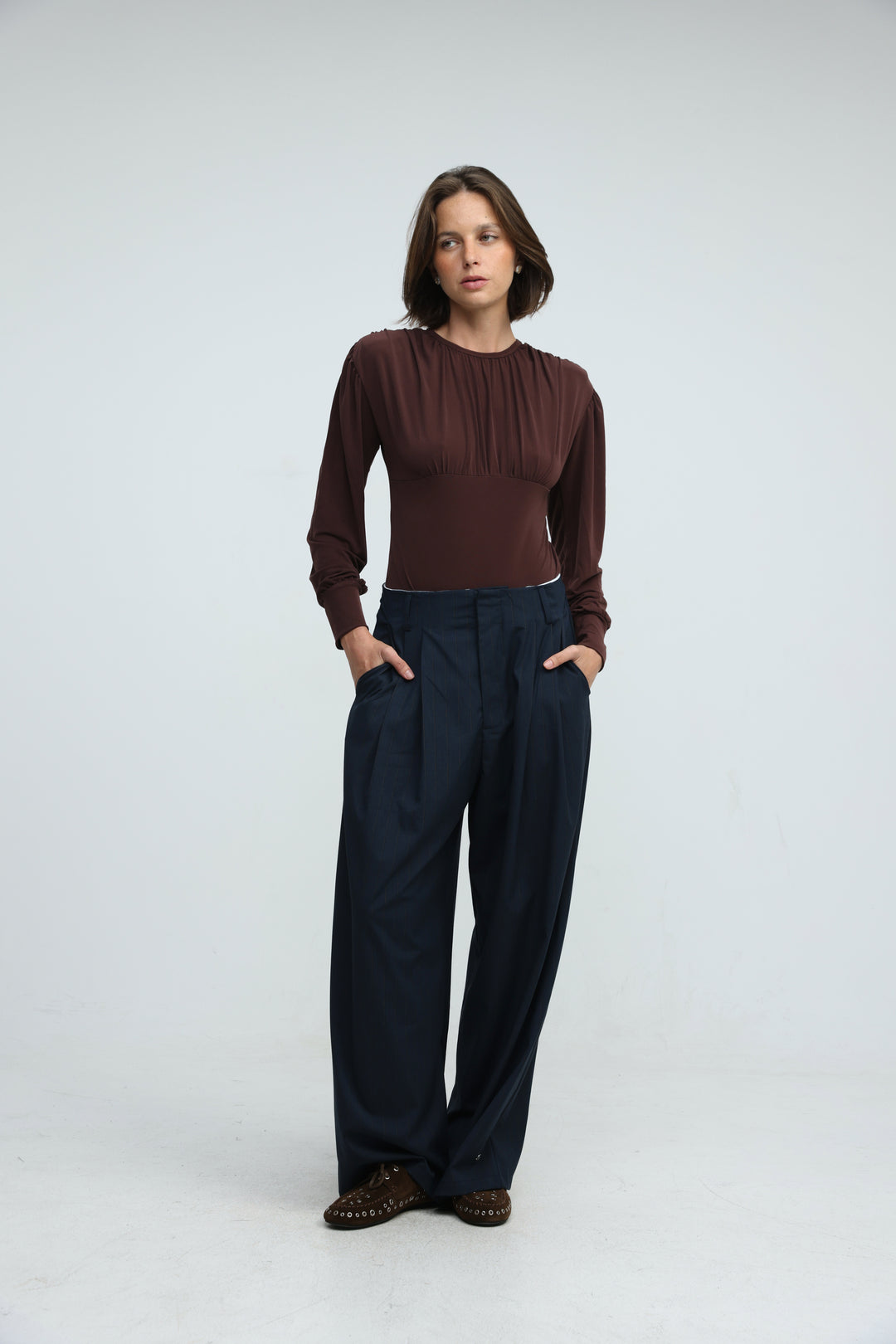 Reception Brown Bodysuit